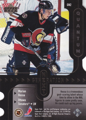 Hockey card Marian Hossa
