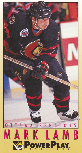 Hockey card Mark Lamb