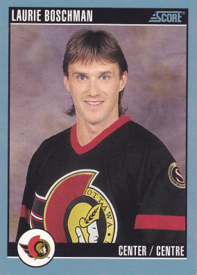 Hockey card Laurie Boschman