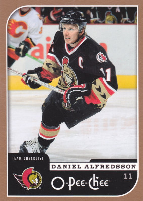 Hockey card Checklist