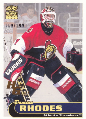 Hockey card Damian Rhodes