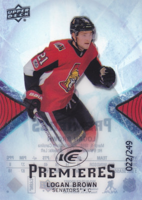 Hockey card Logan Brown