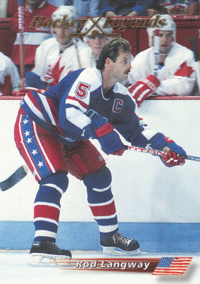 Hockey card Rob Langway