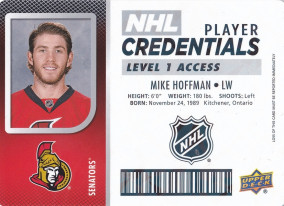 Hockey card Mike Hoffman