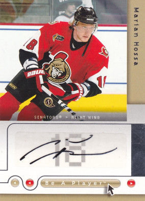Hockey card Marian Hossa