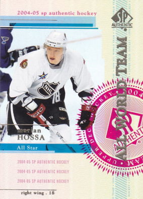 Hockey card Marian Hossa