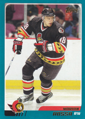 Hockey card Marian Hossa