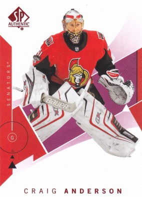 Hockey card Craig Anderson