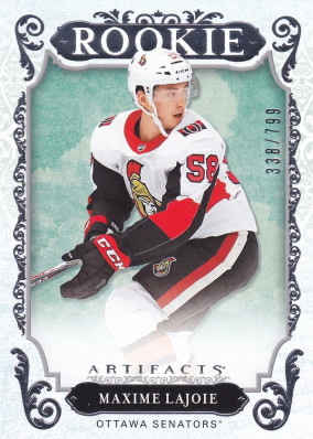 Hockey card Max Lajoie