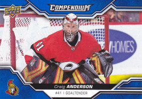 Hockey card Craig Anderson