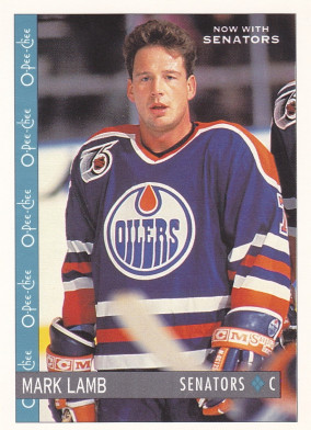 Hockey card Mark Lamb