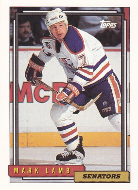 Hockey card Mark Lamb