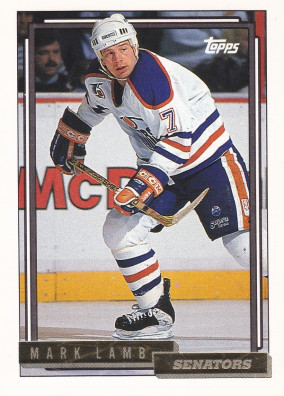 Hockey card Mark Lamb