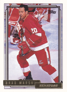 Hockey card Brad Marsh