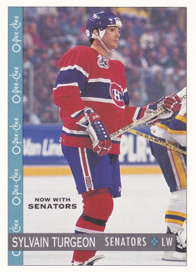 Hockey card Sylvain Turgeon
