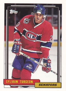 Hockey card Sylvain Turgeon