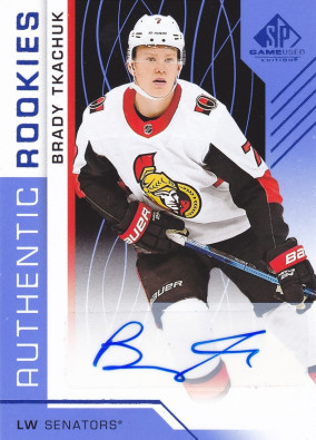 Hockey card Brady Tkachuk