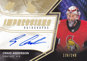 Hockey card Craig Anderson