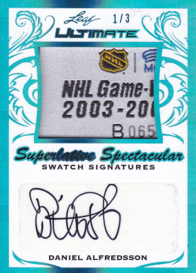 Hockey card Daniel Alfredsson