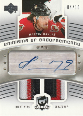 Hockey card Martin Havlat