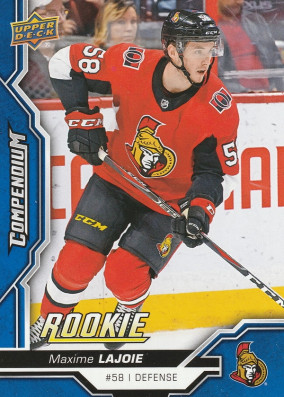 Hockey card Max Lajoie