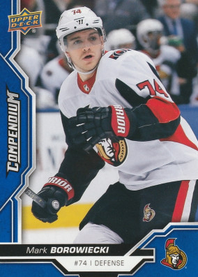Hockey card Mark Borowiecki