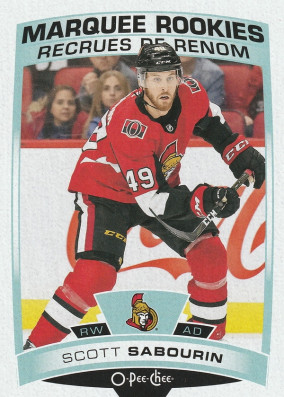 Hockey card Scott Sabourin