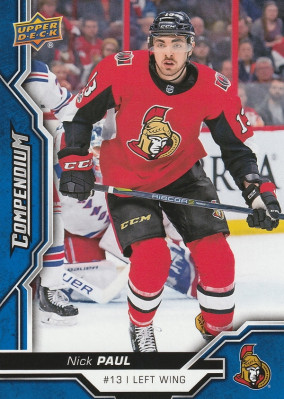 Hockey card Nick Paul