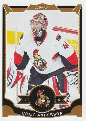 Hockey card Craig Anderson