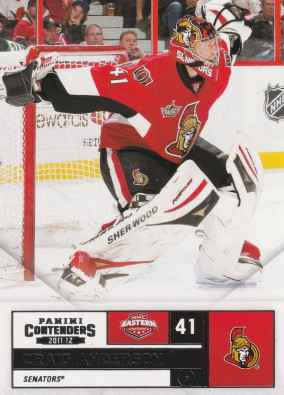Hockey card Craig Anderson