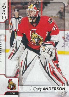 Hockey card Craig Anderson