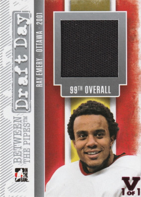 Hockey card Ray Emery