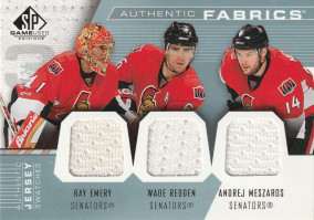Hockey card Ray Emery
