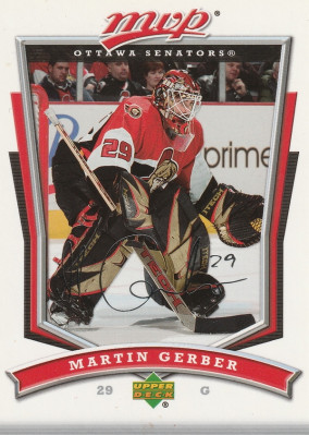 Hockey card Martin Gerber