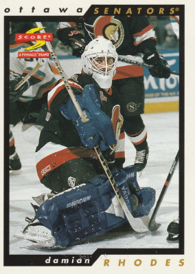 Hockey card Damian Rhodes