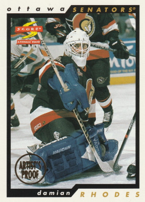 Hockey card Damian Rhodes