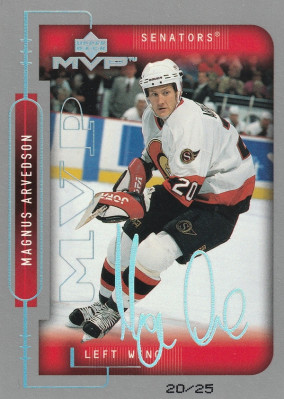 Hockey card Magnus Arvedson
