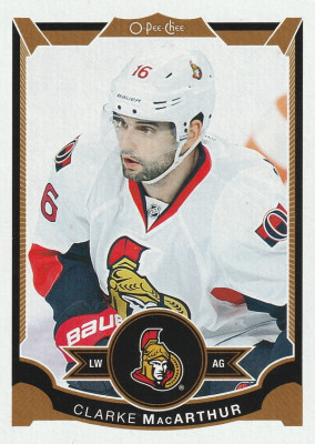 Hockey card Clarke MacARTHUR
