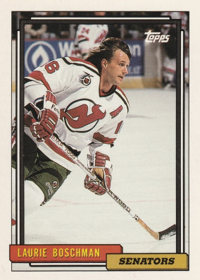 Hockey card Laurie Boschman