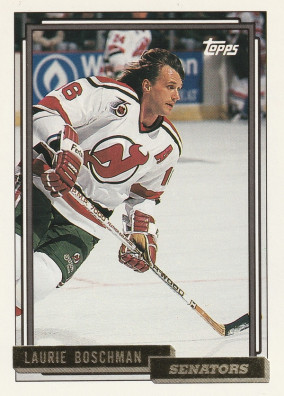 Hockey card Laurie Boschman