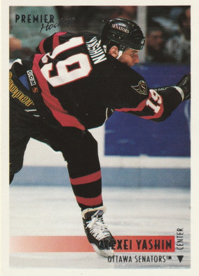 Hockey card Alexei Yashin