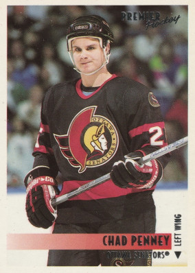 Hockey card Chad Penney