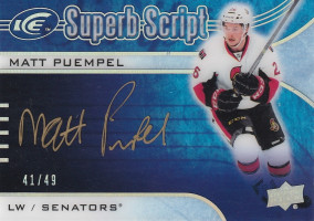 Hockey card Matt Puempel