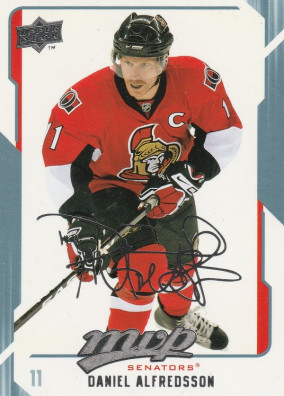 Hockey card Daniel Alfredsson
