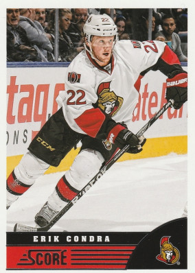 Hockey card Erik Condra