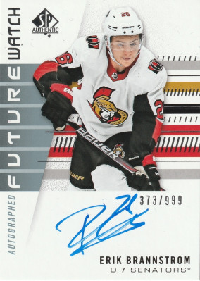 Hockey card Erik Brannstrom