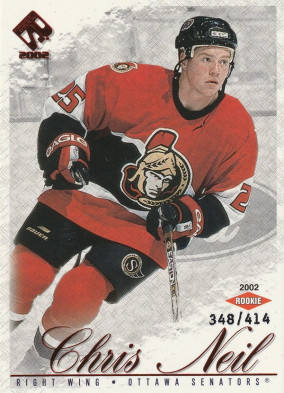 Hockey card Chris Neil