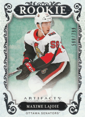 Hockey card Max Lajoie