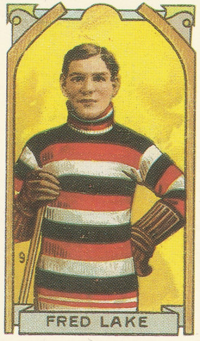 Hockey card Fred Lake