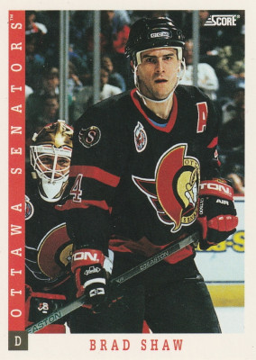 Hockey card Brad Shaw